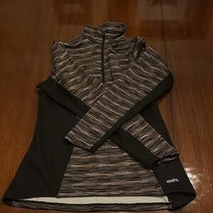 Kerrits Fleece Lined Multicolor 1/4 Zip Jacket- Size M